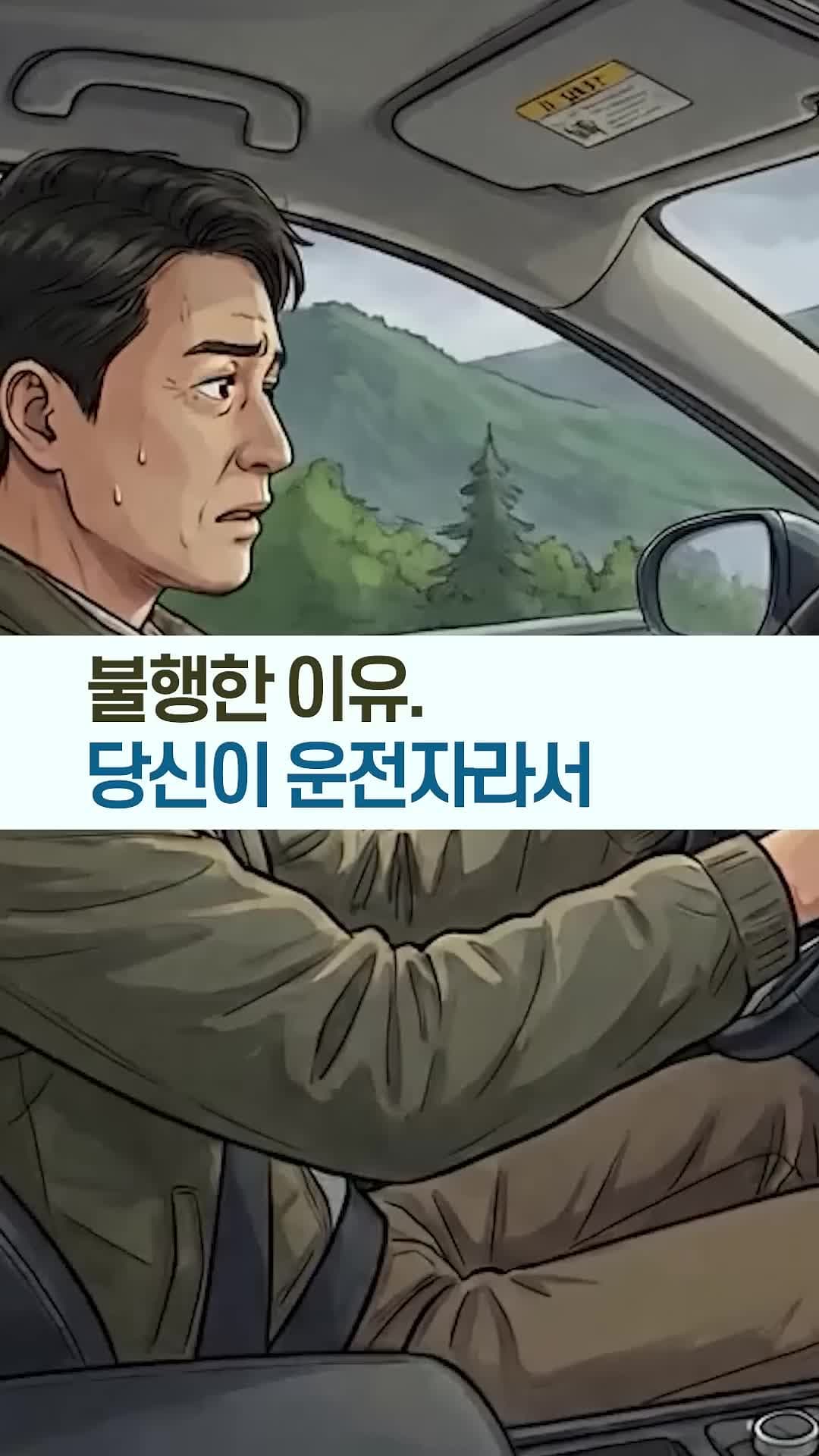 불행한 이유. 당신의 운전라서